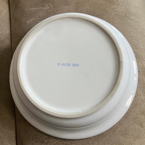 NEW Avon Baby’s Keepsake Spoon Bowl Set 1984 Hey Diddle Diddle Nursery Rhyme - Picture 2 of 6